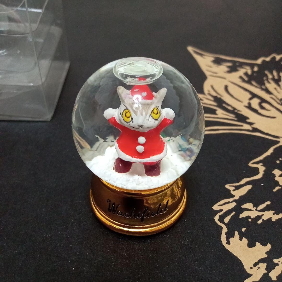 未使用保管品】わちふぃーるど ダヤン 狼 クリスマス サンタ 陶器